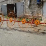 Грабли-ворошилки навесные, 4-х колесные, кормилец (Россия)
